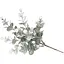 Штучна гілка Евкаліпта 33 см Флористичний матеріал для декору з ефектом "льоду" - мініатюра 1