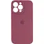 Чехол Epik Silicone Case Full Camera Protective (AA) для Apple iPhone 16 Pro (6.3) Бордовый/Plum - миниатюра 1