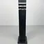 Вуличний ліхтар в чорному кольорі корпусу 80 см | Line F | Арт. 8024 80CM BK (стовп) - мініатюра 4
