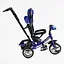 Велосипед трехколесный Best Trike 68-640 с музыкальной фарой и USB синий - миниатюра 3