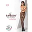 Эротические колготки-бодистокинг Passion S012 black имитация чулок пояса и ажурных трусиков S/M/L - миниатюра 7