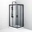 Душевая кабина Am.Pm Gem 100x80 см без поддона black matt W90UG-404-100280-BT, Черный матовый, Универсальная, прозрачная - миниатюра 5