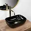 Умивальник Rea Belinda mini накладний black REA-U8004, Чорний - мініатюра 2