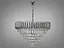Каскадна кришталева люстра Діаша для вітальні на 15 ламп - мініатюра 1