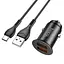 Адаптер автомобильный Hoco Type-C Cable Developer dual port Car charger set NZ1 |2USB, 3A, 36W, QC| - миниатюра 1