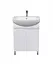 Тумба Мойдодир Temp 60 підлогова з умивальником Runa 60 Білий - мініатюра 2