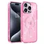 Чохол Epik TPU Eclipse Sparkle MagFit для Apple iPhone 15 Pro 6.1 Pink - мініатюра 1