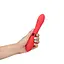 Вібратор Loveline Smooth Silicone G-Spot 20.5 см червоний - мініатюра 6