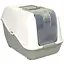 Туалет для котів Бокс з фільтром Netta Close Light Green 51x39x40 см - мініатюра 1