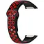 Ремінець DK CDK Silicone Sport Band Nike для Huawei Band 6 (012812) (black / red) - мініатюра 2