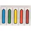 Закладки пластиковые с клеящим слоем Buromax Neon 45x12 мм 100 шт. (BM.2304-98) - миниатюра 2