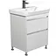 Тумба Мойдодир Prime 60 з умивальником Vivace 60 на ніжках Білий - мініатюра 1