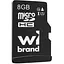 Карта памяти Wibrand microSDHC, 8Gb, Class10, без адаптера (WICDHC10/8GB) - миниатюра 1