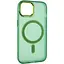 Чехол Epik TPU+PC Lily with MagSafe для Apple iPhone 15, 6.1 Army Green - миниатюра 2