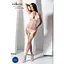Бодистокинг с имитацией чулок Passion BS079 white One size - миниатюра 2