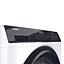Стиральная машина Haier фронтальная 7 кг 1200 A+++ 44 см дисплей пара инвертор люк черный прямой привод белый - миниатюра 8