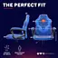 Игровое кресло Trust GXT 703SM Revvo Foldable Armrests Blue (25741_TRUST) - миниатюра 10