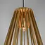 Деревʼяний підвісний світильник Line.F MJ 72/1 - мініатюра 3