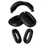 Чохол-накладка DK для Apple AirPods Max 1/2 | Silicone Candy Friendly 3в1 (black) - мініатюра 2