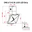 Вытяжка декоративная наклонная Perfelli DNS 67143 B 1100 BL LED Strip - миниатюра 9