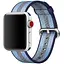 Ремінець Creasted для годинника Apple Watch 38 мм 40 мм нейлоновий з пряжкою, Blue with dark blue - мініатюра 1