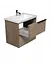 Тумба Мойдодир Illusion 70-A з умивальником ID-70 дуб натуральний - мініатюра 2