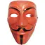 Маска Анонімуса Гай Фокс V - значить вендетта G-Toys червона - мініатюра 1