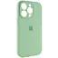 Чохол Epik Silicone Case Full Camera Protective AA для Apple iPhone 15 Pro Max 6.7 Зелений/Pistachio - мініатюра 2