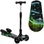 Дитячий самокат Best Scooter з турбінами та музикою 63х16х31 см Чорний 000254930 - мініатюра 1