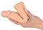 Насадка на пенис Nature Skin Extension Sleeve 19.5 см телесный - миниатюра 14
