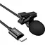 Петличний Микрофон Hoco L14 Lightning 2m Black [136291] - миниатюра 3