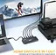 HDMI-переключатель 5 In 1 Out, HDMI Splitter 4K поддерживает 4K 3D UHD - миниатюра 3