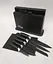 Набір ножів та дощечок Zepline ZP-043 з підставкою Чорний 11 предметів - мініатюра 2