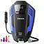 Автокомпрессор Gemix Model E black/blue цифровой поршневой манометр Autostop фонарик 35 л/мин - миниатюра 1