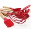 Набір кухонного приладдя Edenberg Silicone kitchen utensils set 12 предметів Червоний - мініатюра 3