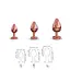 Анальная пробка Dorcel Diamond Plug S 7.1 см (золотой) - миниатюра 5