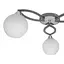 Люстра стельова Brille в спальню E27 60W BK (LK-605C/3) - мініатюра 4