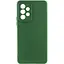 Чохол TPU Getman Liquid Silk Full Camera для Samsung Galaxy A13 4G Зелений / Dark green - мініатюра 1
