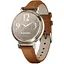 Смарт-часы Garmin Lily 2 Cream Gold with Tan Leather Band 010-02839-60 - миниатюра 1