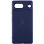 Чохол Silicone Cover Lakshmi Full Camera (AAA) with Logo для Google Pixel 8 Темно-синій / Midnight blue - мініатюра 1