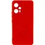 Чехол Silicone Cover Lakshmi Full Camera A для Xiaomi Redmi Note 12T Pro Красный / Red - миниатюра 1
