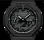 Черные полимерные мужские наручные часы Casio оригинал Япония G-Shock GA-2100-1A1ER с полимерным ремешком - миниатюра 3