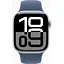 Смарт-годинник Apple Watch Series 10 GPS 42mm Silver Alu. Case w. Denim Sport Band - S/M (MWWA3) - мініатюра 2