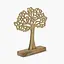 Декор алюминиевый MBM HOME Дерево на подставке золотой 230х90х270 мм (DH-ST-39 M GOLD) - миниатюра 3