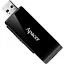 USB флеш-накопичувач Apacer USB AH350 128GB USB 3.2 Black (AP128GAH350B-1) [136940] - мініатюра 2