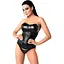 Корсет Noir Handmade F334 Powerwetlook corset - S - мініатюра 4