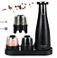 Набор из 3 мельниц для специй, соли и перца Adler AD 4449 на USB black - миниатюра 2