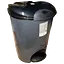 Відро Irak Plastik Bella з педаллю кругле 19 л антрацитове (00-00020585) - мініатюра 1