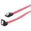 Кабель Sata Red 10 см Cablexpert угловой разъем с защелками (CC-SataM-DATA90-0.1 м) - миниатюра 1