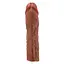 Насадка на пеніс Pretty Love Stevenson 20.5 см (коричневий) - мініатюра 3